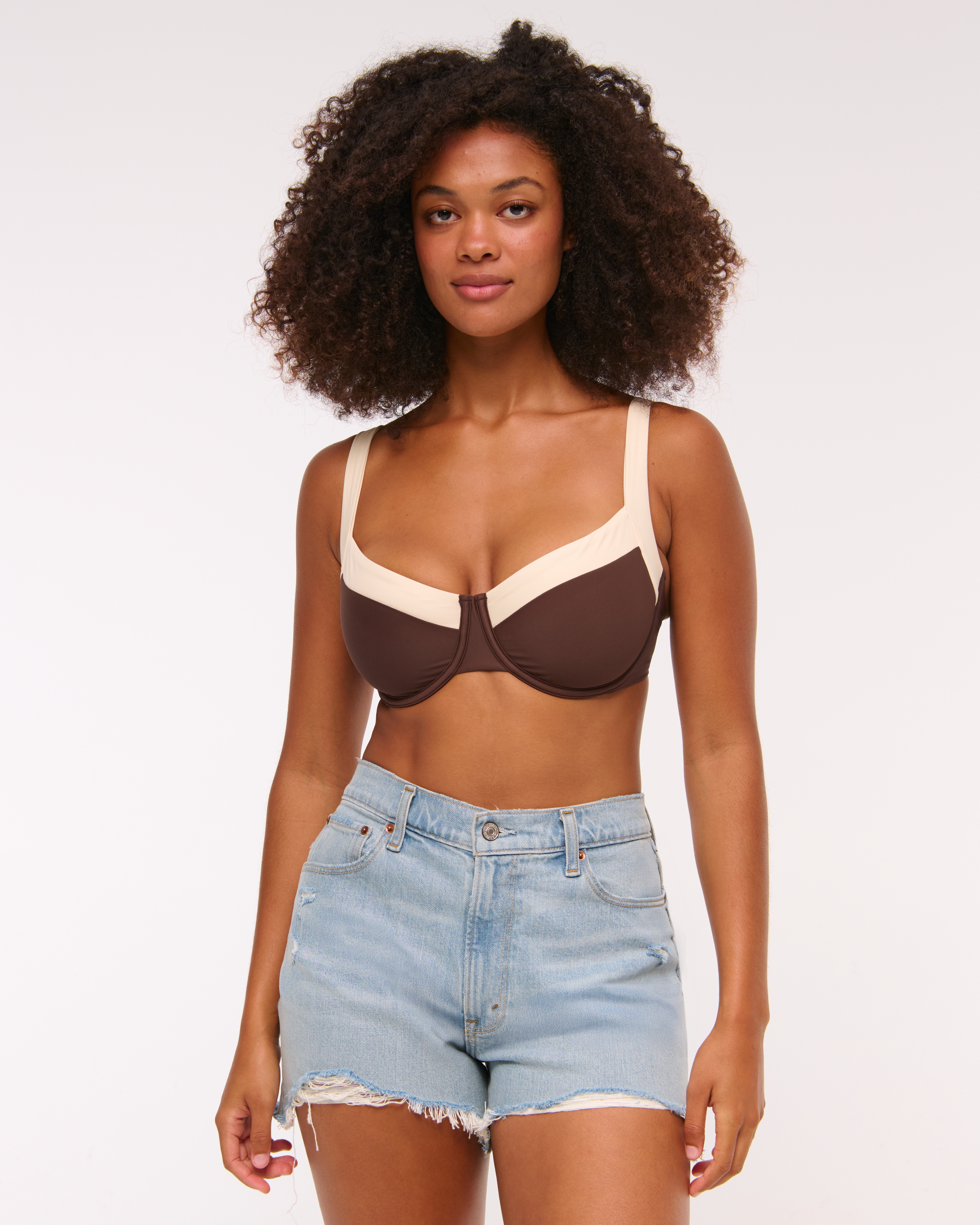 アバクロ　アメリカ限定ビキニ Women's Curve Love Wide Strap Underwire Bikini Top | Women's