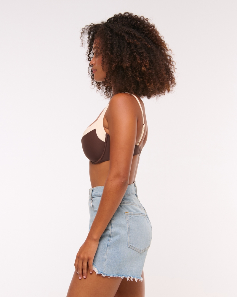 Curve Love Wide Strap Underwire Bikini Top