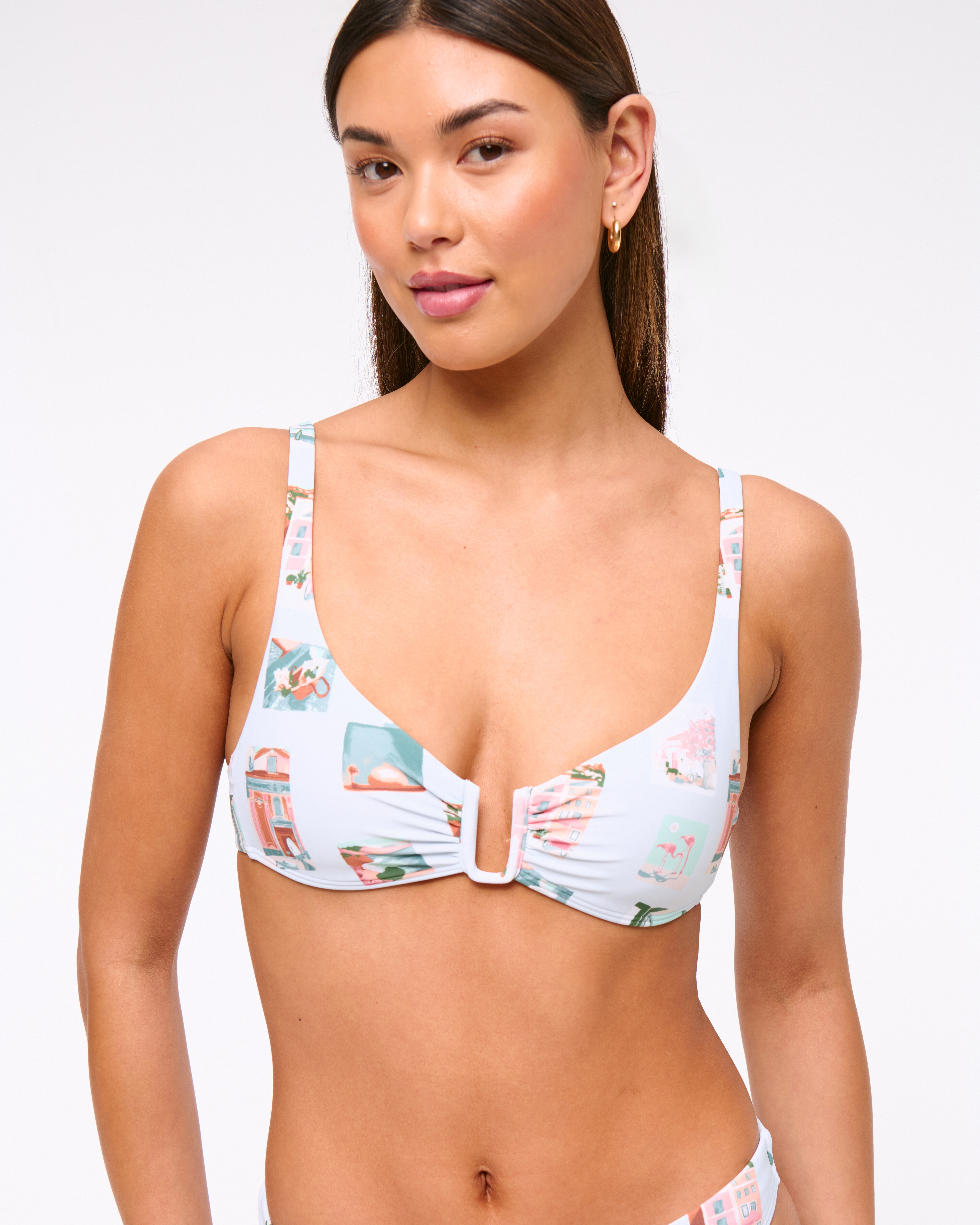 新品　CDL Women's Bralette / Bikini Briefs Women's U-Wire Bralette Bikini Top | Women's Swimwear