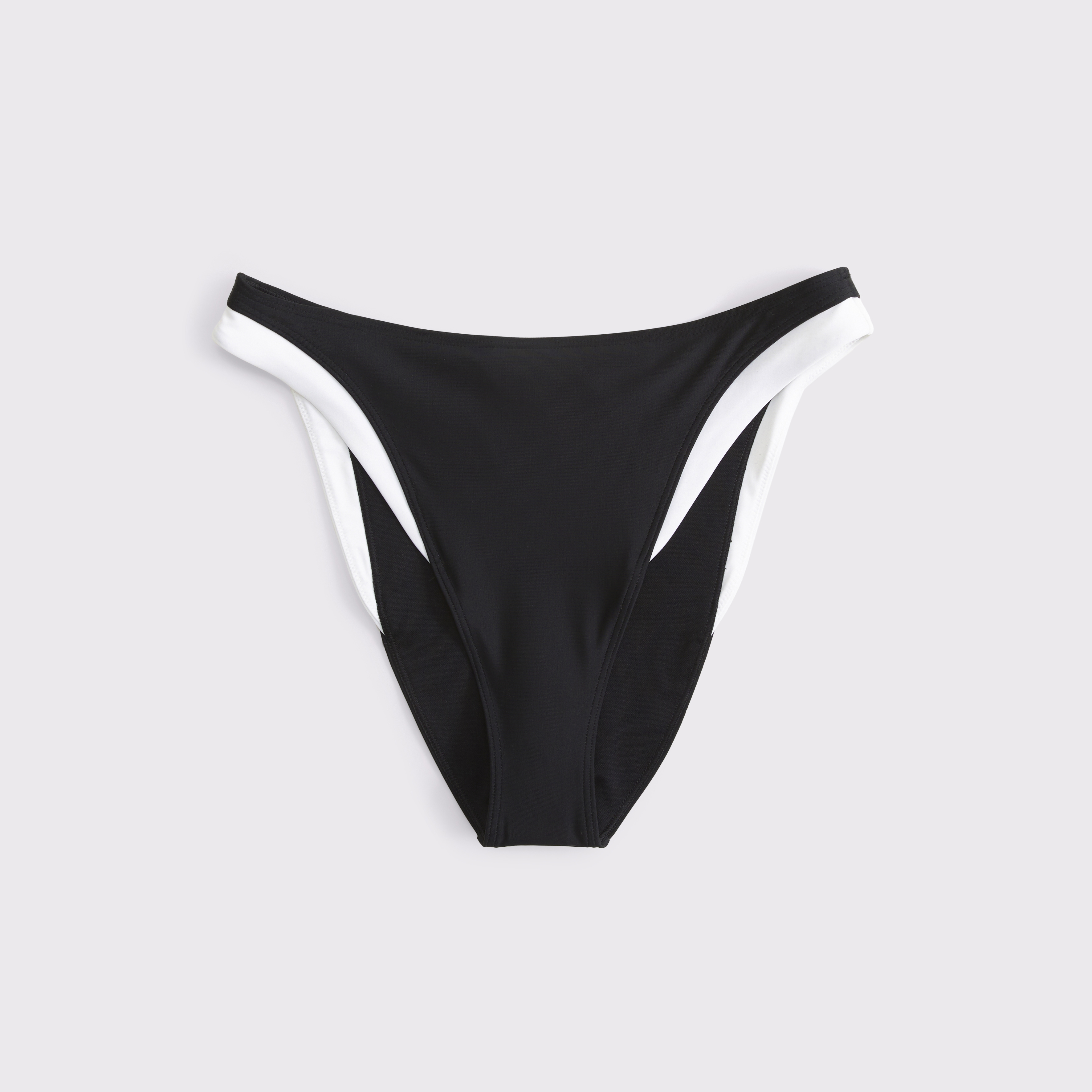 Низ бикини Moderate, высокая линия бедра — Abercrombie & Fitch, цвет: Чёрный