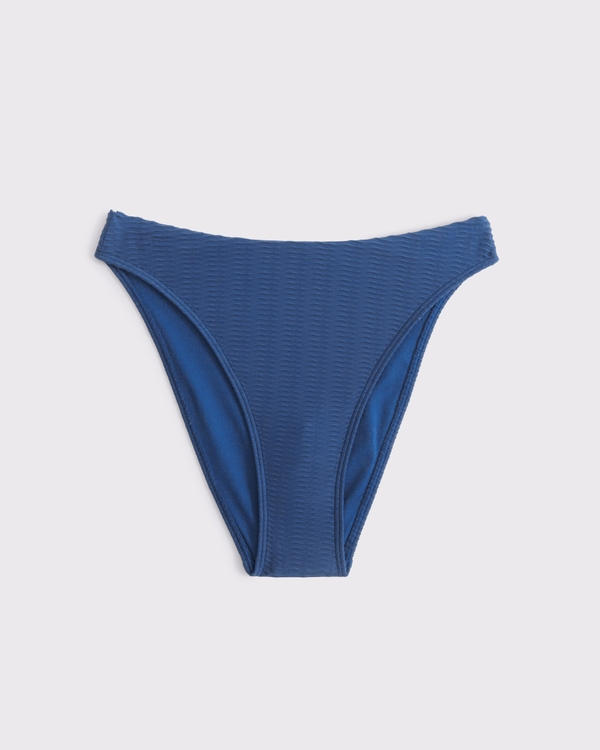 Mid Rise High-Leg Moderate Bottom, Blue view 1