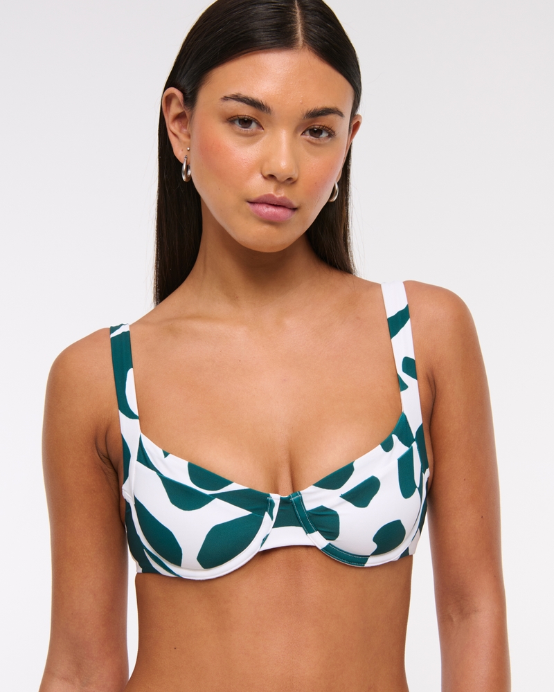 Wide Strap Underwire Bikini Top