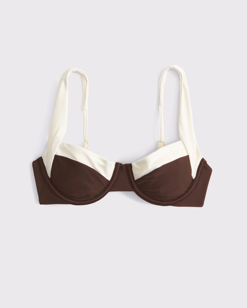 Wide Strap Underwire Bikini Top