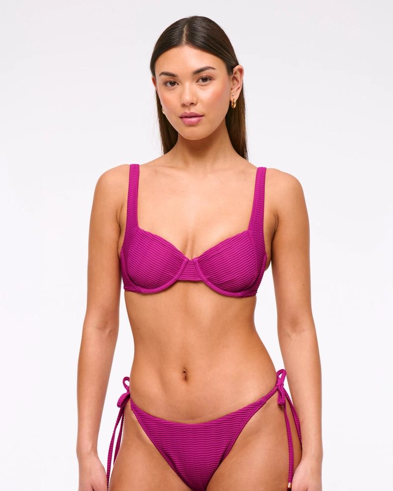 Wide Strap Underwire Bikini Top