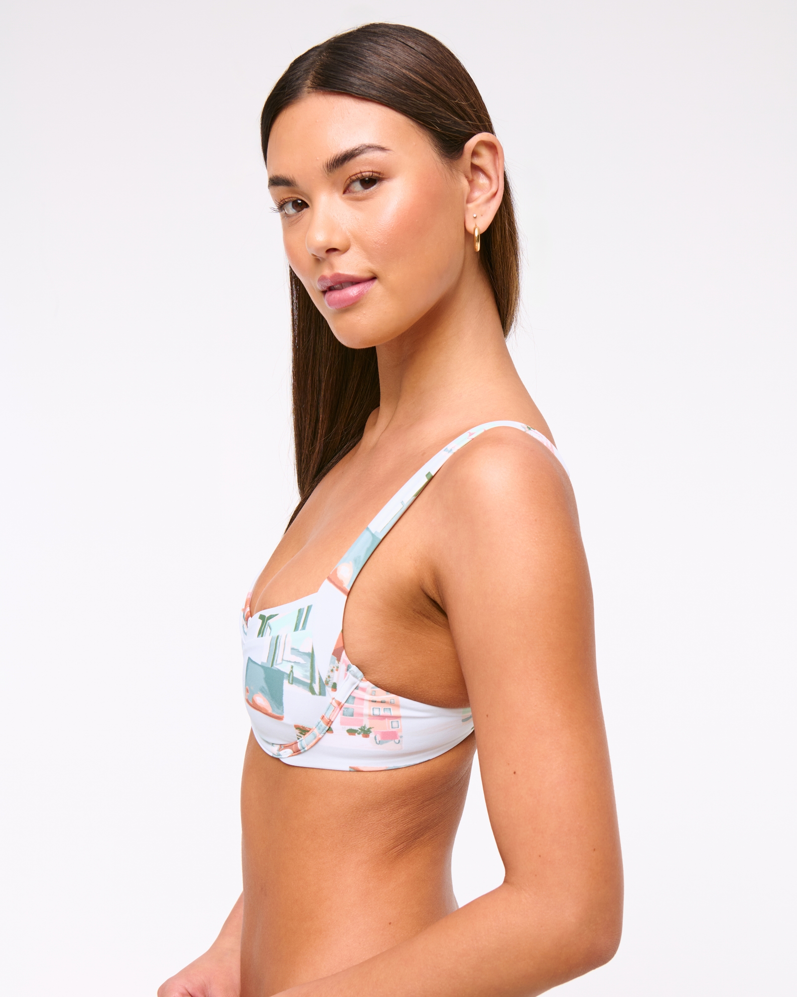 Wide Strap Underwire Bikini Top