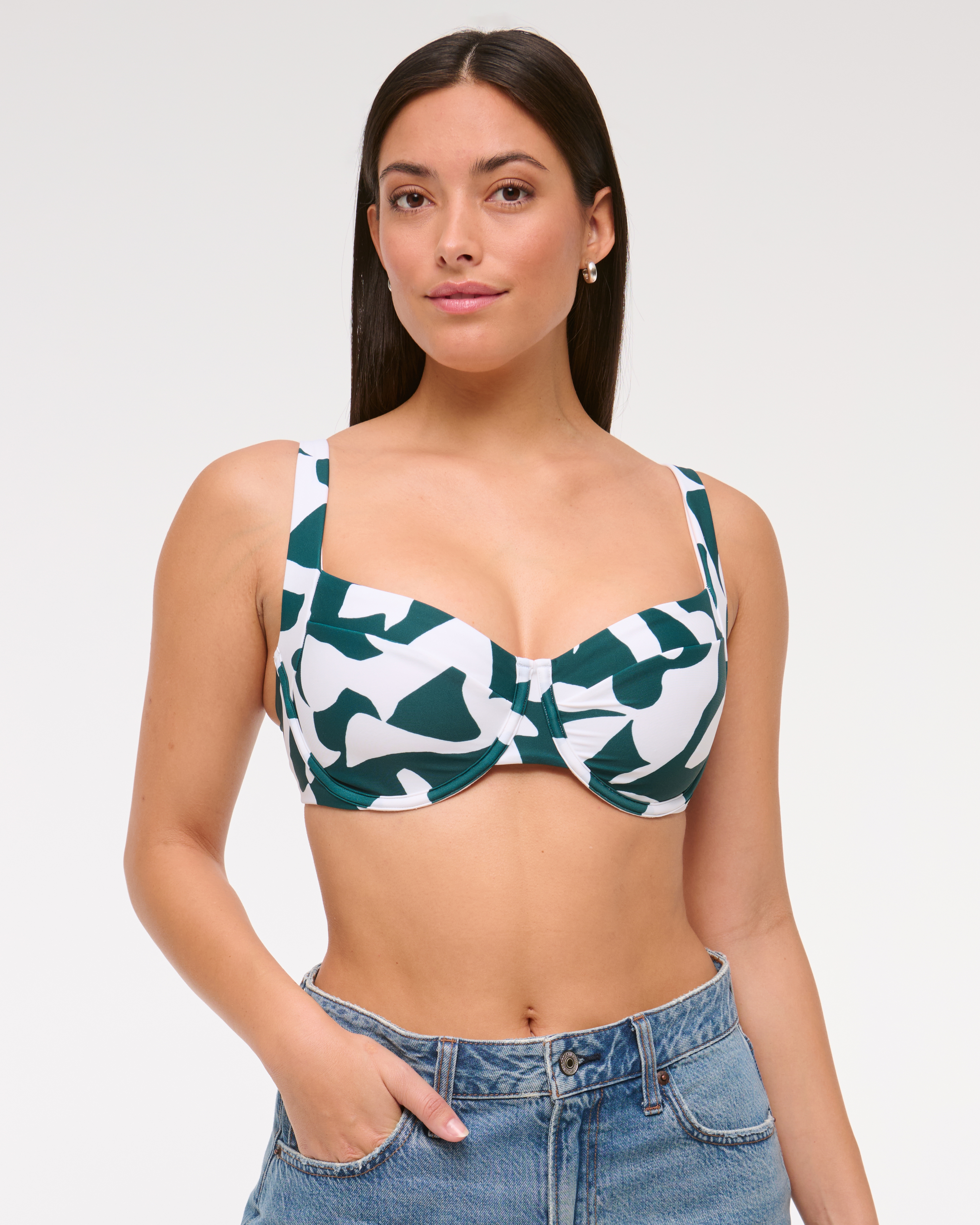Women's Curve Love Wide Strap Underwire Bikini Top | Women's