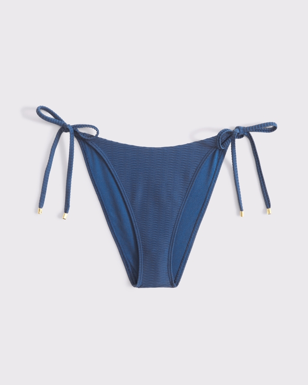 Low Rise Tie-Side Cheeky Bottom, Blue view 1