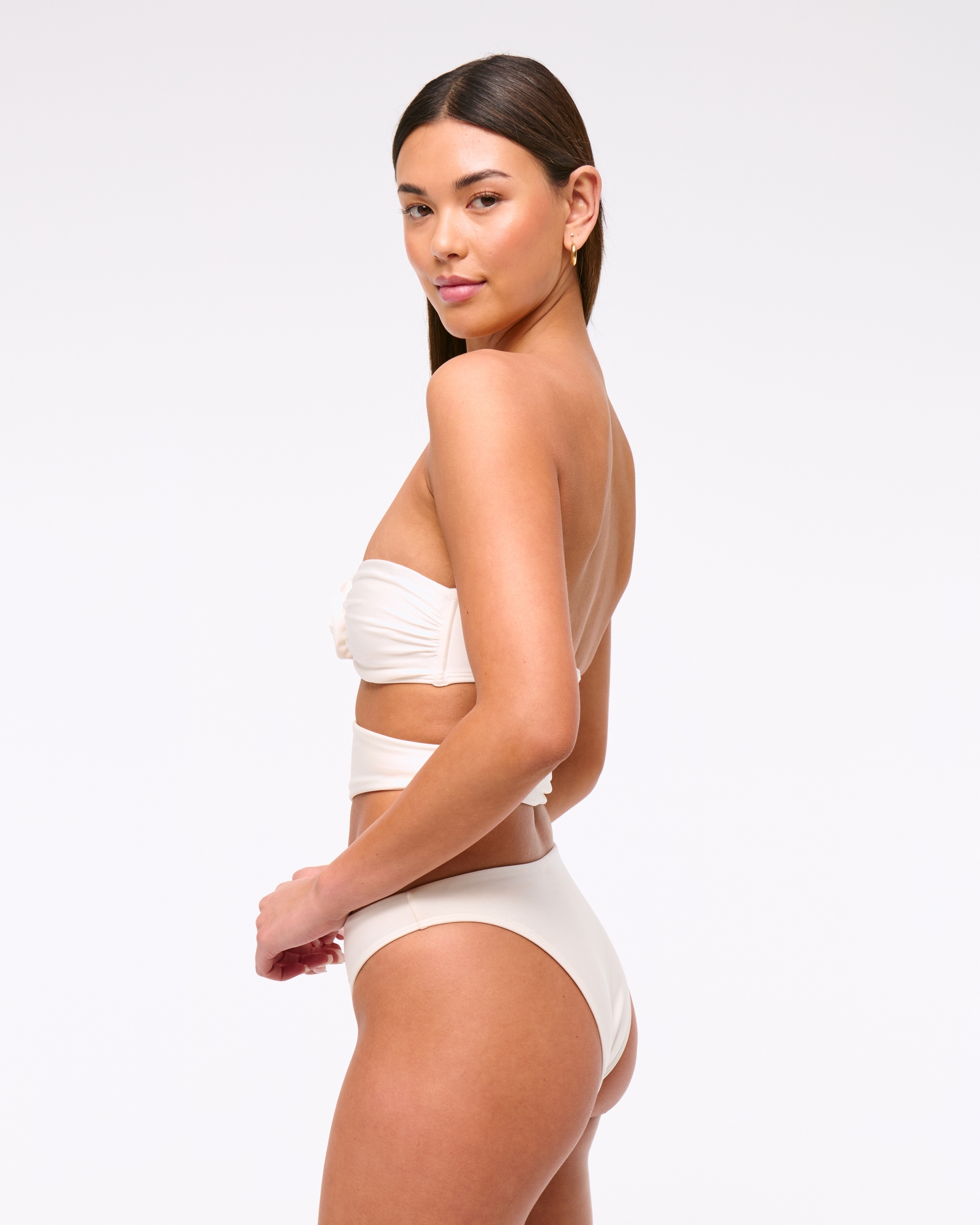 Rosette Cutout One-Piece Swimsuit