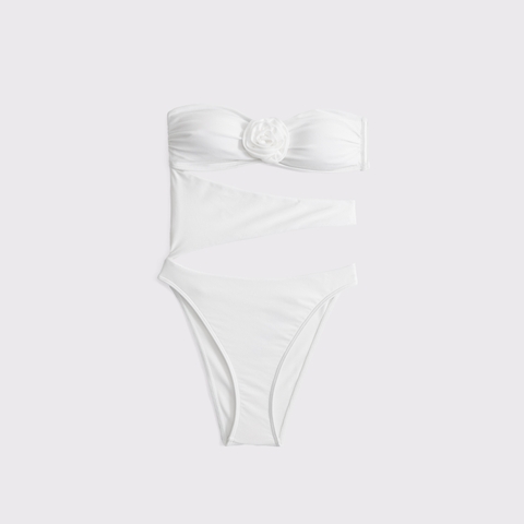 Женские купальники Abercrombie & Fitch Rosette Cutout One-Piece Swimsuit