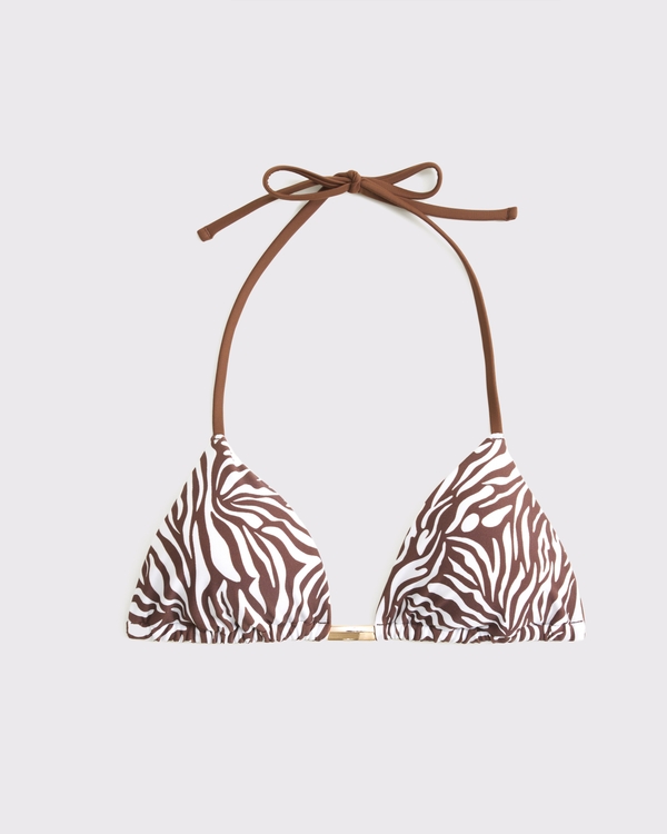 Halter String Triangle Bikini Top
