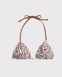 Halter String Triangle Bikini Top