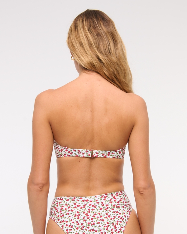 Knot-Front Bandeau Swim Top