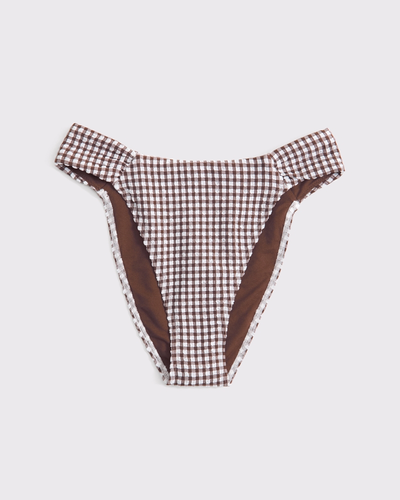 Ruched-Side Mid Rise Moderate Bottom