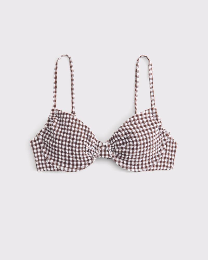 Ruched Underwire Bikini Top