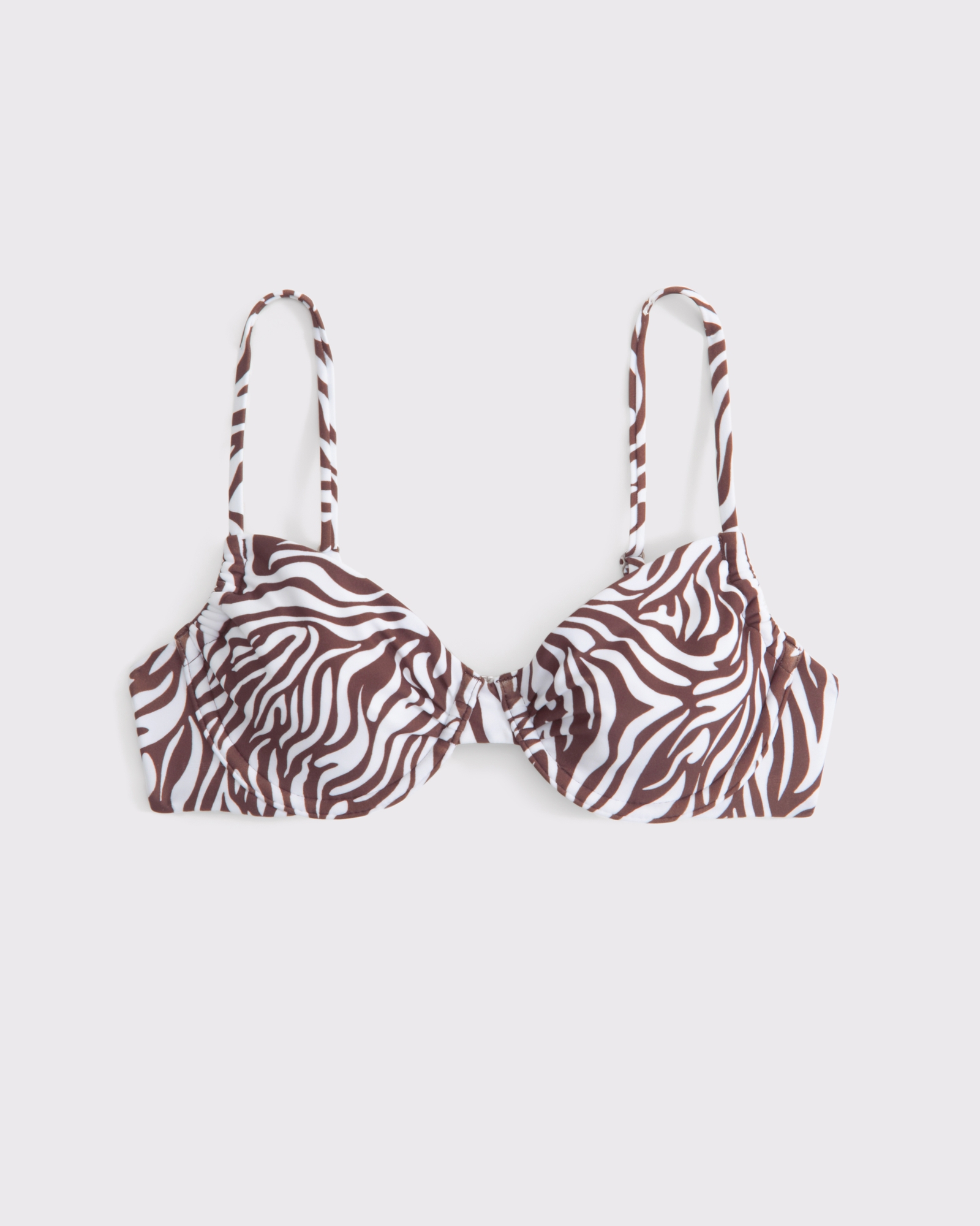 Curve Love Ruched Underwire Bikini Top