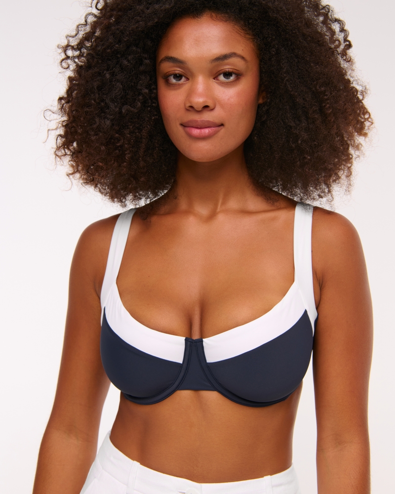 Curve Love Wide Strap Underwire Bikini Top
