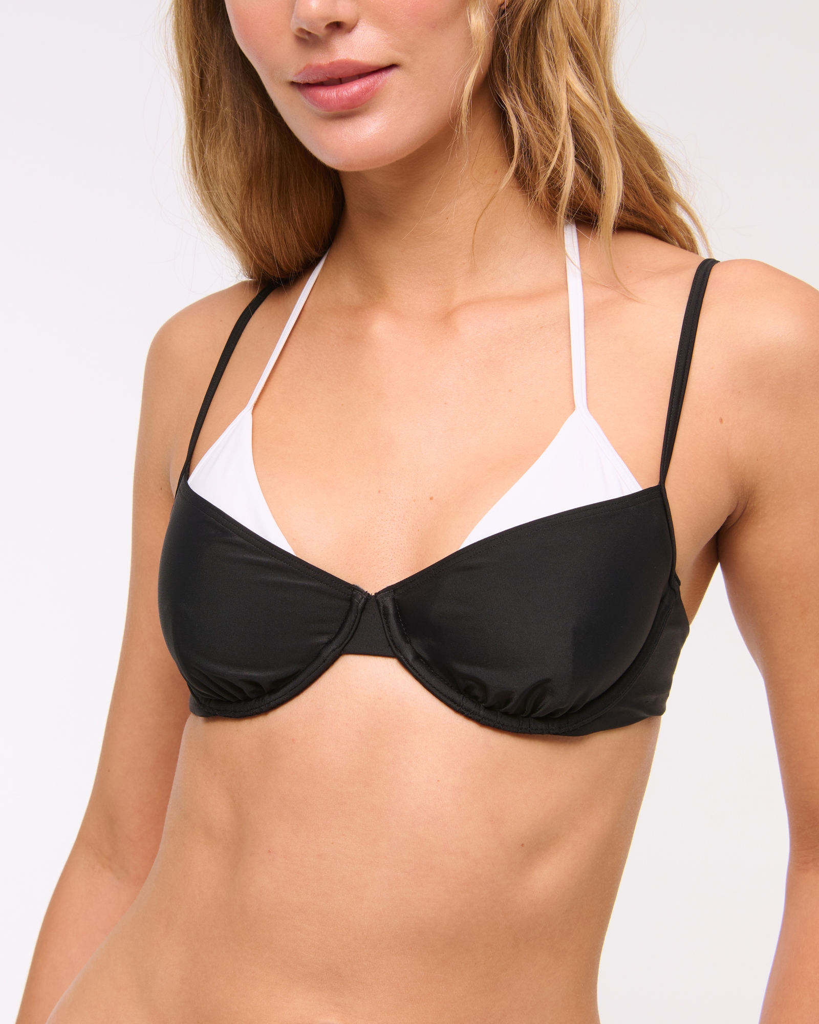 Layered Underwire Bikini Top