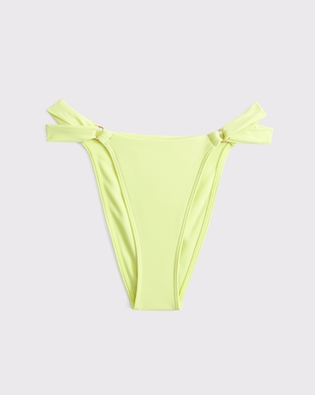 Bikini Taille Haute CUPSHE - Haut Col En U Et Bas Floral - Contour Ventre - Double Bretelles Croisées