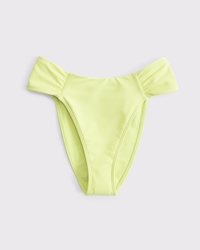 Ruched-Side Mid Rise Moderate Bottom