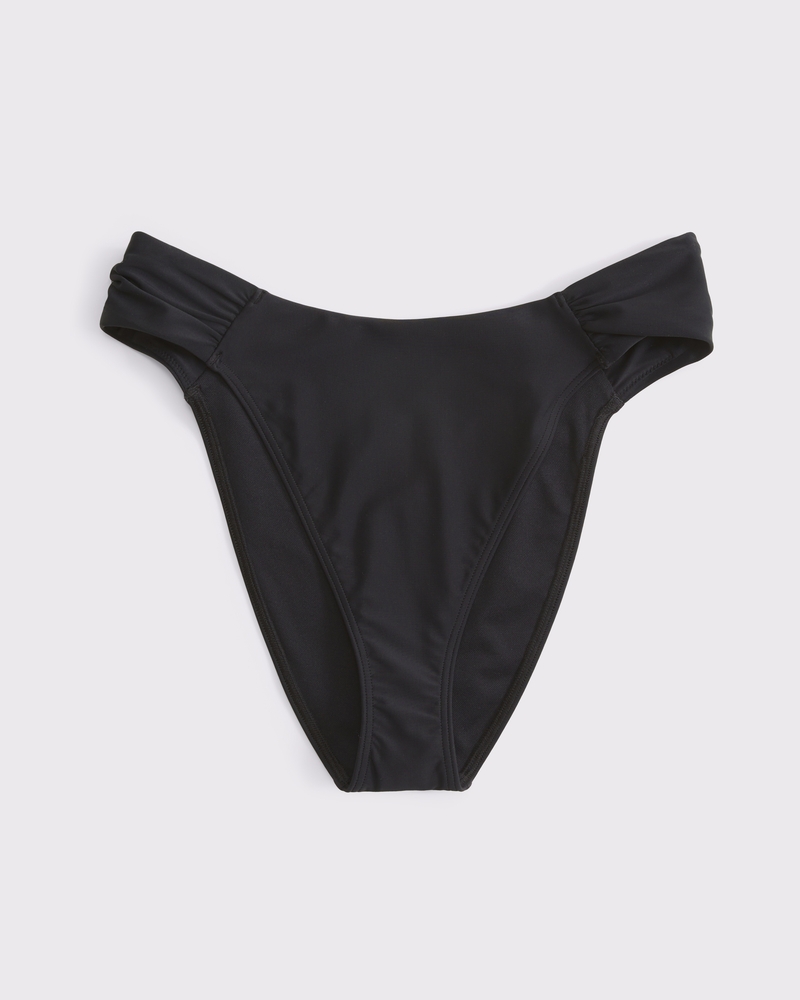 Ruched-Side Mid Rise Moderate Bottom