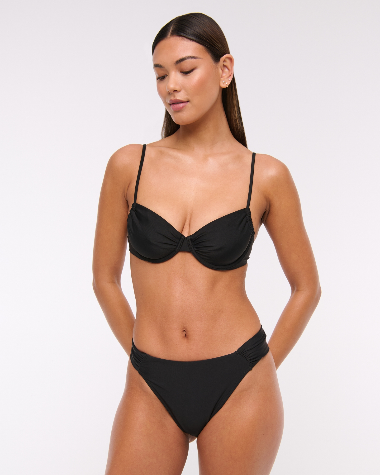 Ruched Underwire Bikini Top