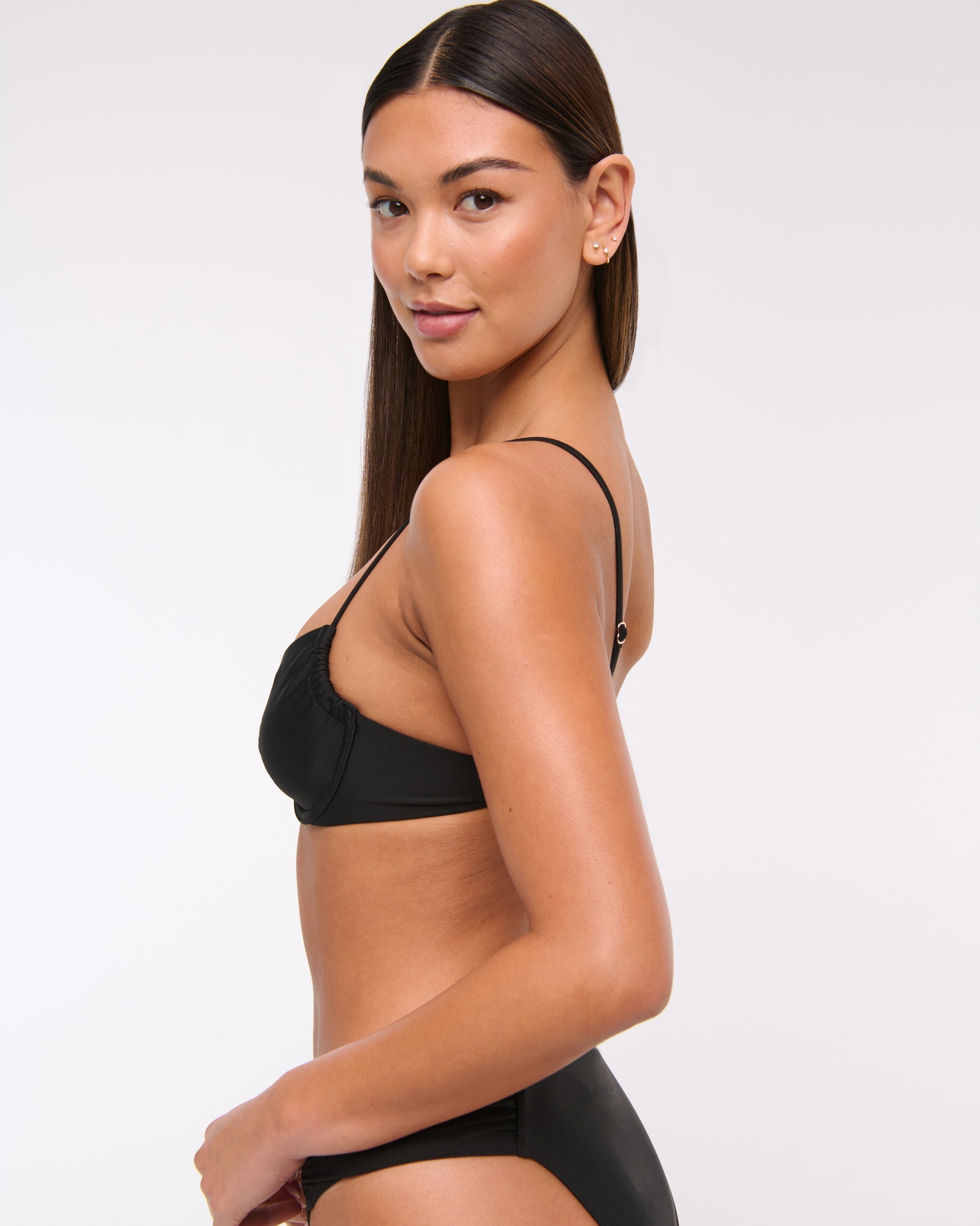 Ruched Underwire Bikini Top