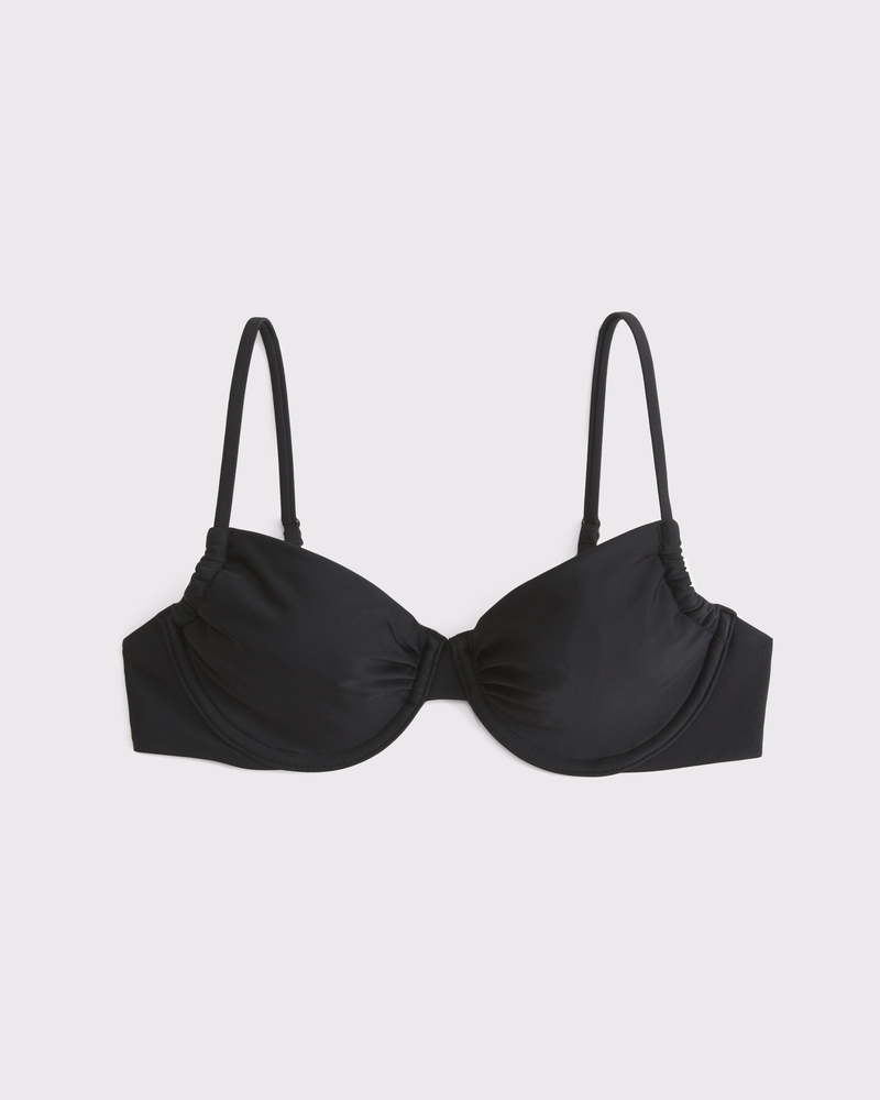 Ruched Underwire Bikini Top