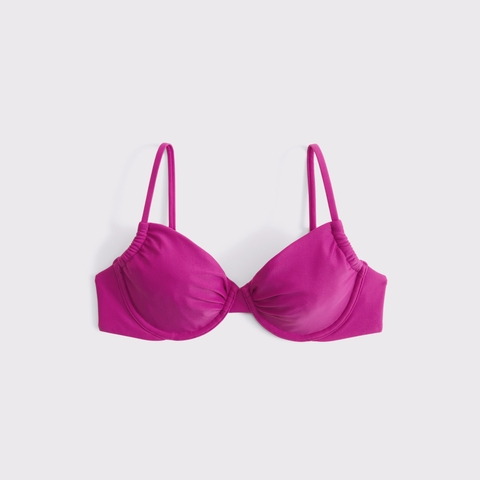Верх бикини Ruched, на косточках — Abercrombie & Fitch