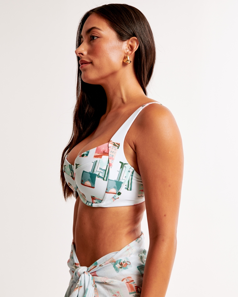 Curve Love Wide Strap Underwire Bikini Top