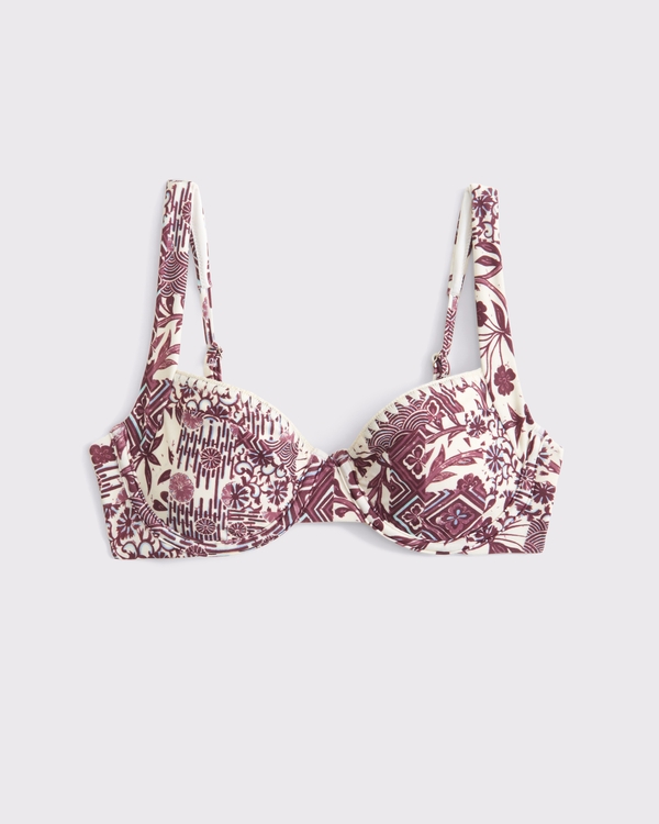 Wide Strap Underwire Bikini Top