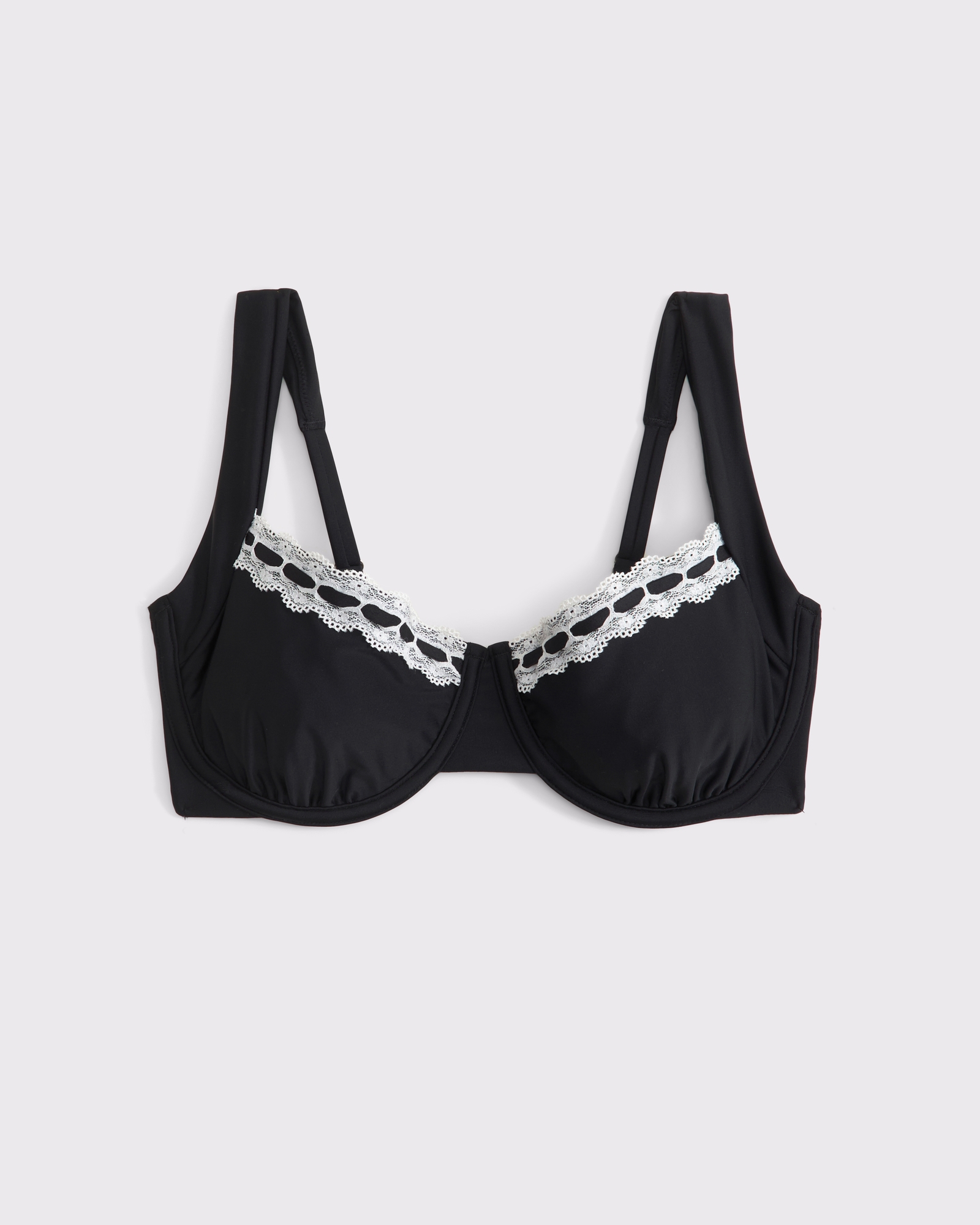 Curve Love Wide Strap Underwire Bikini Top