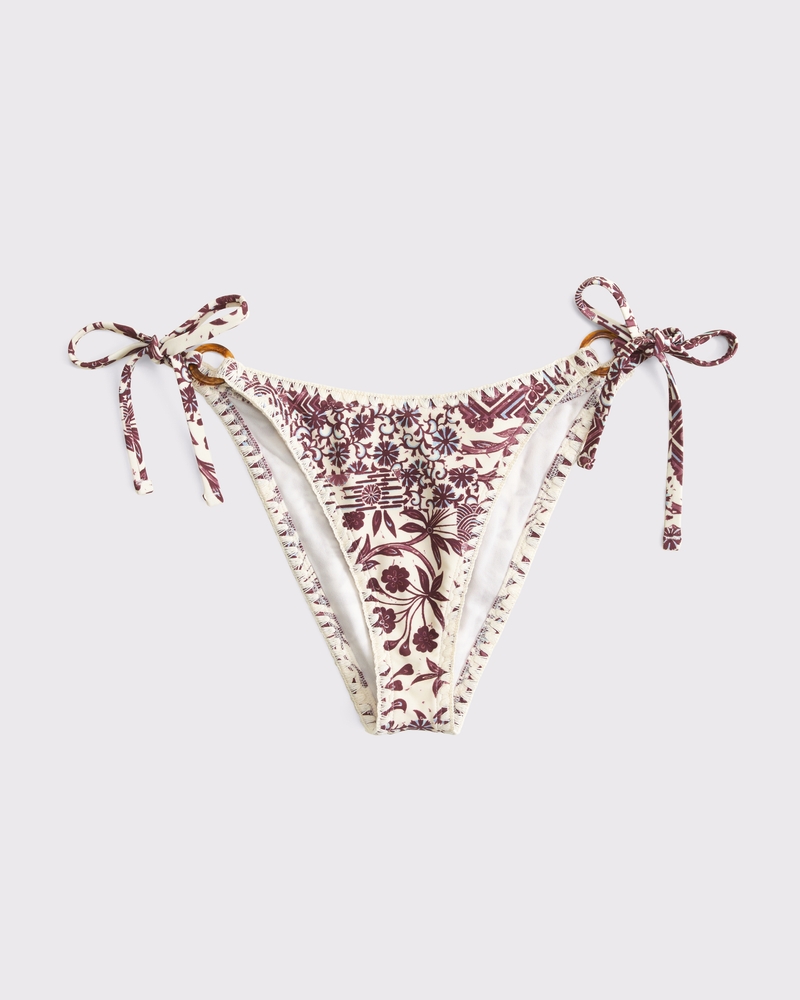 Low Rise Tie-Side Hardware Cheeky Bottom