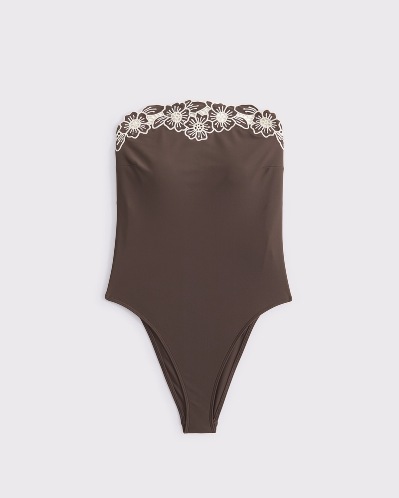 Women's A&F Marina One-Piece Swimsuit | Women's Swimwear