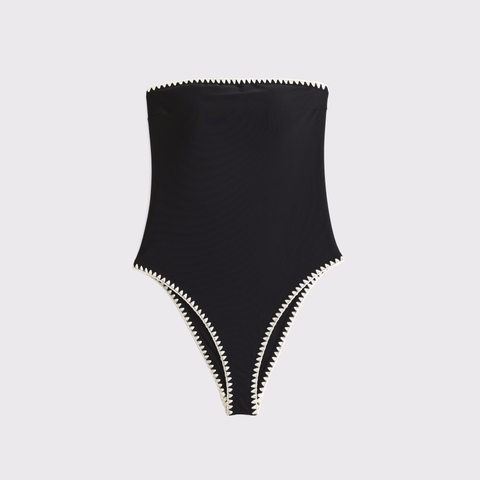 Женские купальники Abercrombie & Fitch Seersucker Marina One-Piece Swimsuit