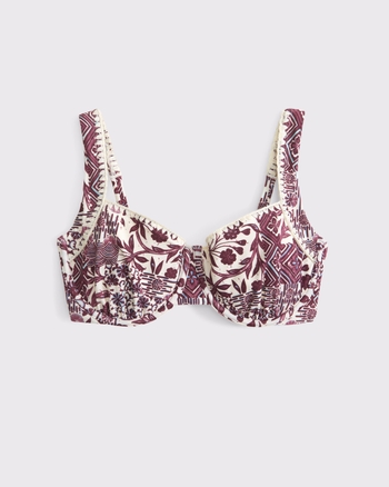 Curve Love Wide Strap Underwire Bikini Top