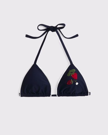 Halter String Triangle Bikini Top from Abercrombie & Fitch - $60