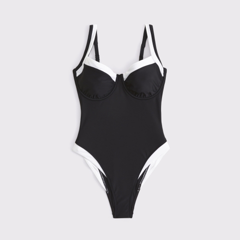 Женские купальники Abercrombie & Fitch Curve Love Underwire One-Piece Swimsuit