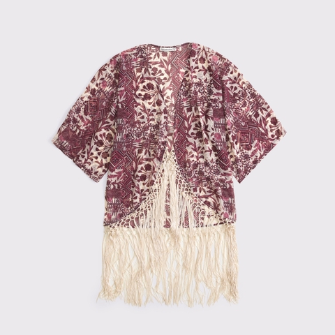 Пляжная накидка Non-Closure Fringe — Abercrombie & Fitch