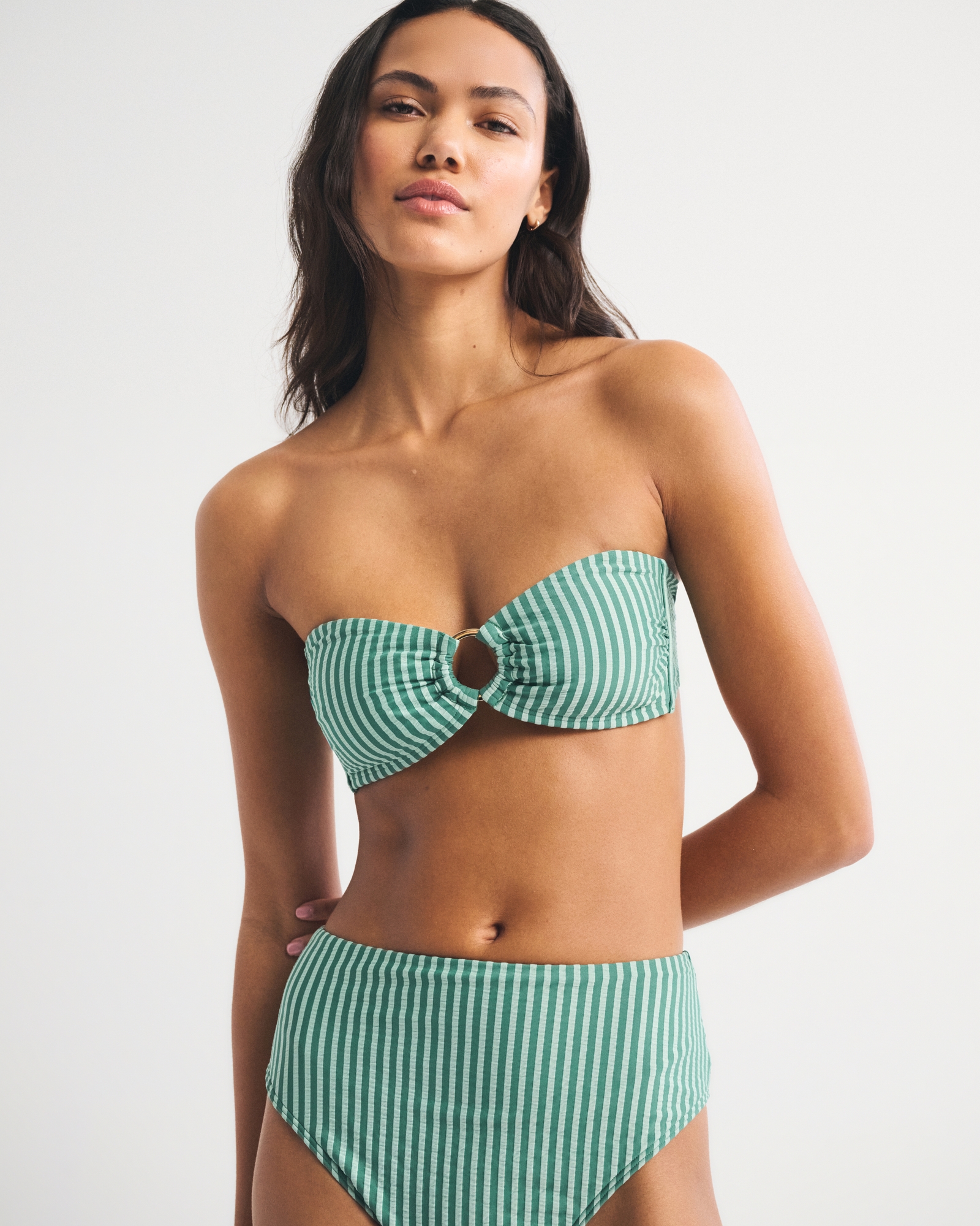 Hardware Bandeau Swim Top