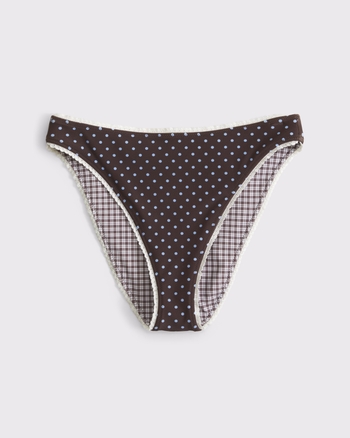 Reversible Mid Rise High-Leg Moderate Bottom from Abercrombie & Fitch - $50