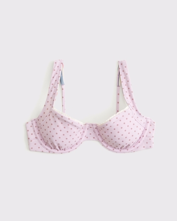 Reversible Wide Strap Underwire Bikini Top from Abercrombie & Fitch - $65