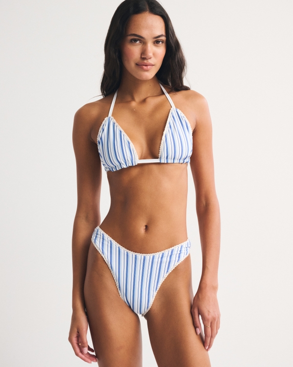 Reversible Ultra High-Leg Cheeky Bottom, Yellow Floral view 2