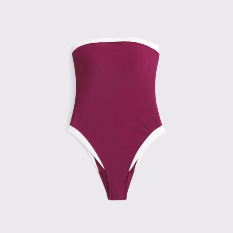Женские купальники Abercrombie & Fitch Curve Love A&F Marina One-Piece Swimsuit