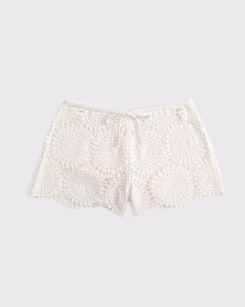 Crochet-Style Coverup Short