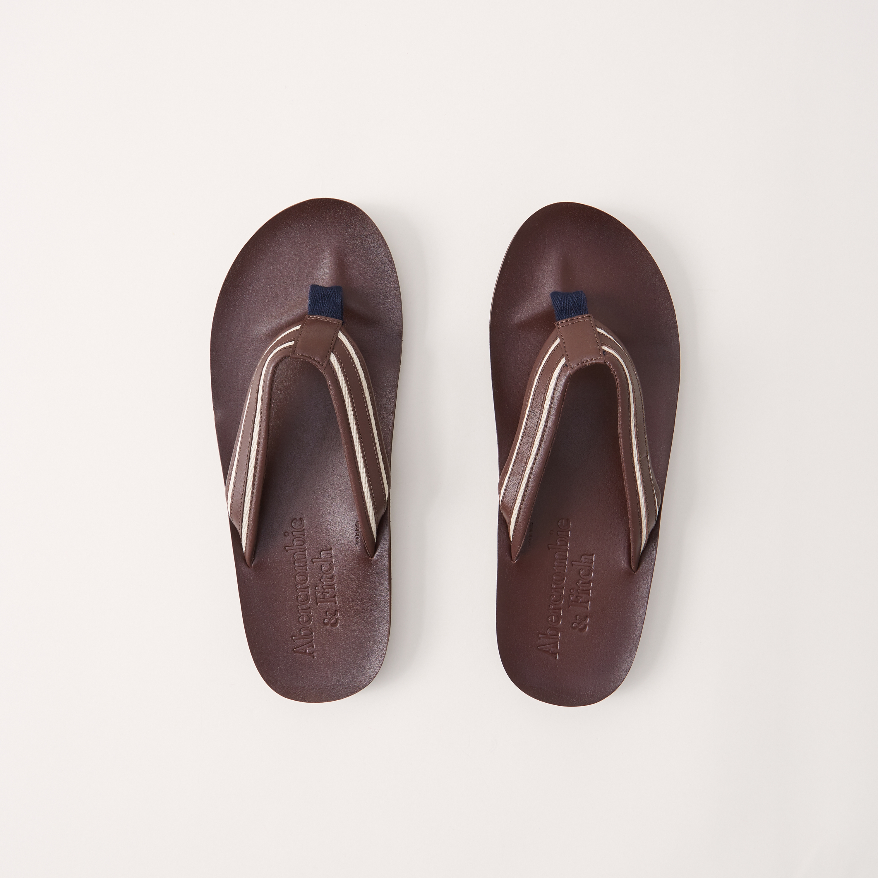 Men S Logo Flip Flops Men S Clearance Abercrombie Com