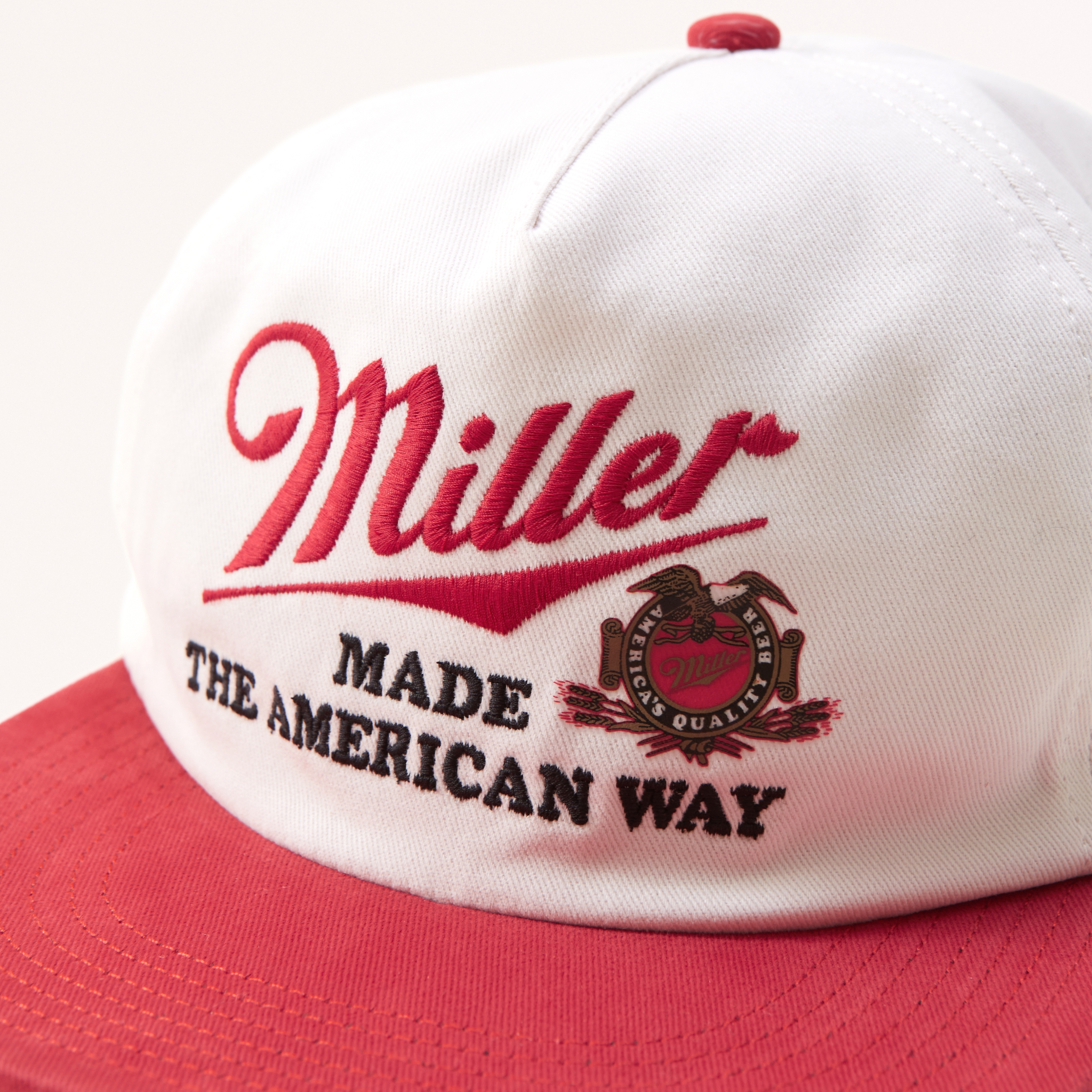 Miller Graphic Flat Bill Hat