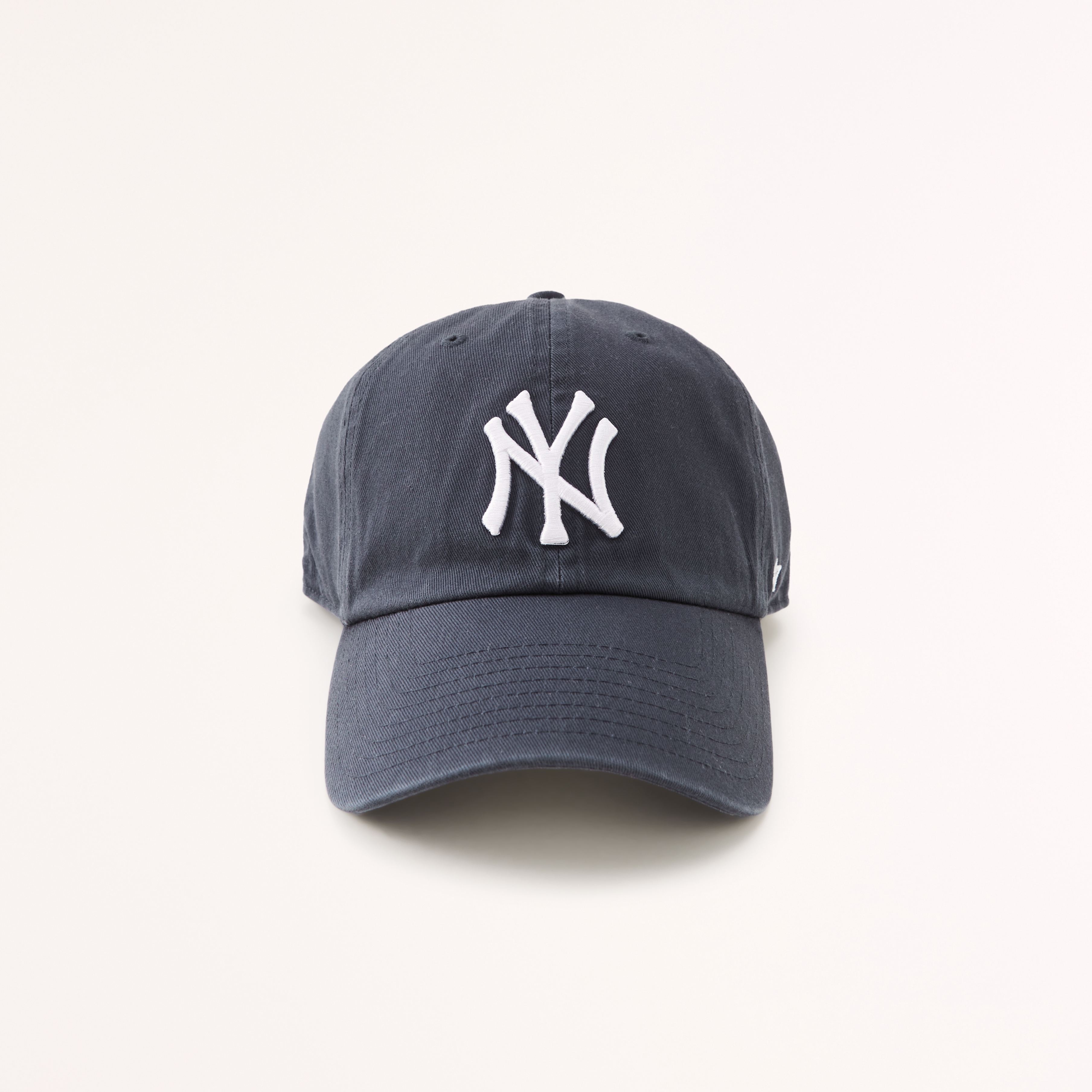 Men's New York Yankees Dad Hat in Light Brown | Size 1 Size | Abercrombie & Fitch