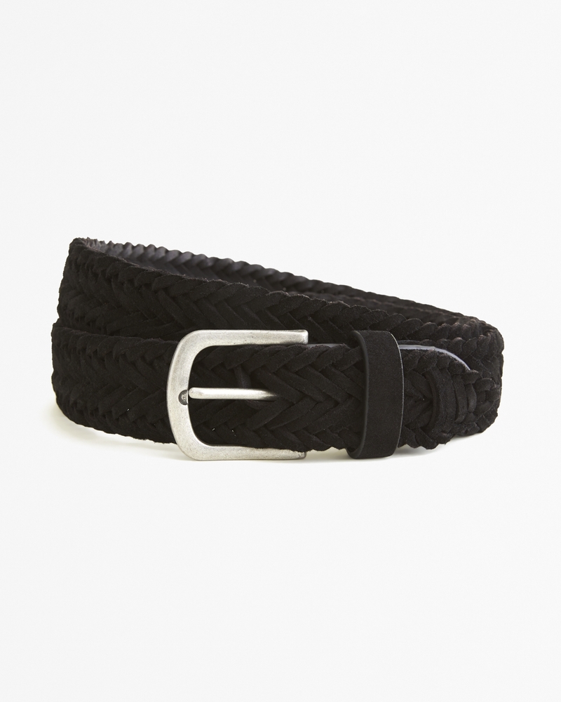 Men s Braided Suede Belt Men s Accessories Abercrombie