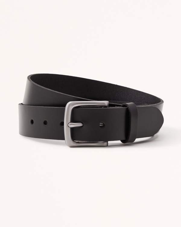 Leather Belt, Black