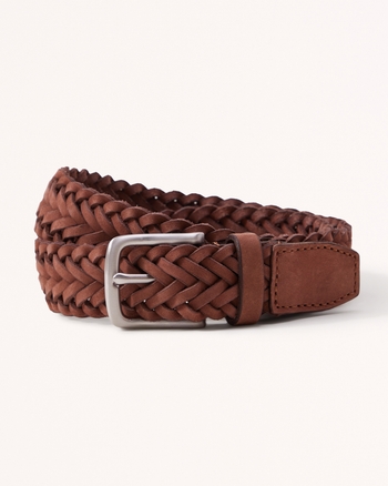 Norse Store  Shipping Worldwide - Anderson's Braided Leather Belt - Brown